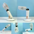 Портативный аккумуляторный мини-вентилятор Mini Fan TP-01 с присоской и USB Type-C • Ручной и настольный вентилятор для дома, офиса, авто и поездок