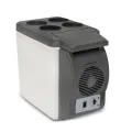 Портативный автомобильный холодильник Portable Electronic с подогревом и охлаждением 6 л • Мини-холодильник для авто с функцией термобокса и подключением 12V