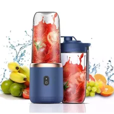 Портативний блендер Juice Cup 5974 • Блендер Juice Cup 5974 з 2 чашками по 400 мл і питною кришкою з клапаном для смузі та коктейлів