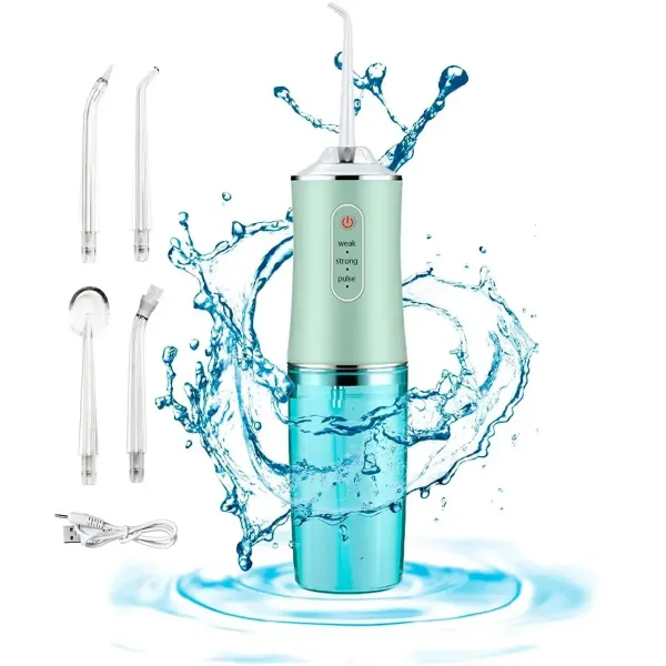 Портативный ирригатор для полости рта ORAL IRRIGATOR ∙ Электрический ирригатор – флоссер для зубов ∙ USB зарядка