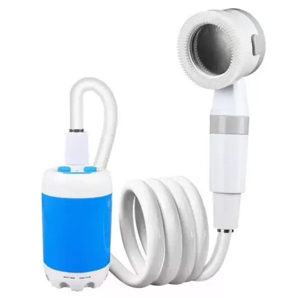 Портативный кемпинговый душ с помпой на аккумуляторе USB Travel Shower • Переносной автодуш для кемпинга, туризма, дачи и мытья автомобиля