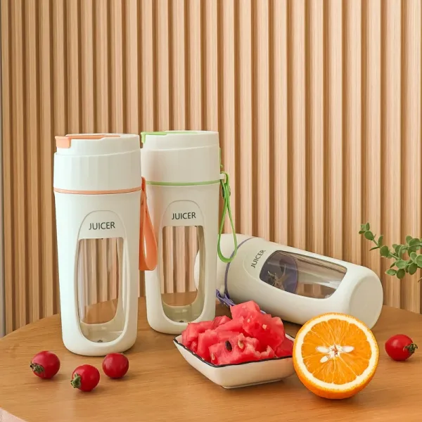 Портативный мини блендер – соковыжималка JUICER KS-FSV8 W14 с USB зарядкой, 340 мл