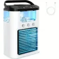 Портативный мини кондиционер с USB Ice Cooler XL-1346 • Настольный вентилятор-увлажнитель с резервуаром 560 мл и LED-подсветкой