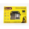 Портативный радиоприёмник GOLON RX-251 с аккумулятором и солнечной панелью • Аккумуляторное ретро-радио GOLON RX-251 5 Вт для дома, дачи и поездок