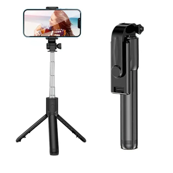 Портативный штатив премиум-класса R1-L Selfie Stick AND 5221 • Монопод-трипод для телефона, фото, видео, стримов и съемки контента