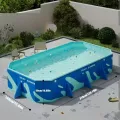 Портативний складний басейн Pool 318×183×50 см KAR107 • Просторий та зручний басейн для відкритого використання
