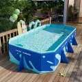 Портативний складний басейн Pool 318×183×50 см KAR107 • Просторий та зручний басейн для відкритого використання
