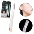 Портативный триммер-эпилятор для лица от батареек Flawless Dermaplane • Триммер для бровей с подсветкой