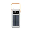 Повербанк YM-638 CX 100000 mAh с солнечной панелью и фонарем • Внешний аккумулятор YM-638 CX 100000 mAh с 4 USB и зарядкой от солнца