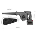 Воздуходувка аккумуляторная беспроводная BLOWER 2 в 1 Воздуходув и Пылесос с мешком-пылесборником