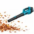 Повітродувка акумуляторна Blower 0707 з 2 АКБ • Садова повітродувка Blower 0707 для прибирання листя, сухої трави та пилу на подвір'ї, на дачі та садових доріжках