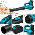 Повітродувка акумуляторна Blower 0707 з 2 АКБ • Садова повітродувка Blower 0707 для прибирання листя, сухої трави та пилу на подвір'ї, на дачі та садових доріжках