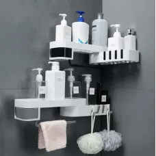 Поворотная угловая полка - органайзер в ванную комнату XL-159