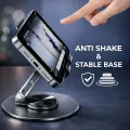 Поворотная подставка для телефона 360°• Настольный держатель для смартфона и планшета с поворотом 180° и разборной конструкцией