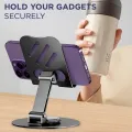 Поворотная подставка для телефона 360°• Настольный держатель для смартфона и планшета с поворотом 180° и разборной конструкцией