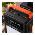 Power Bank Aroimac 69-88 100000 mAh черный • Внешний аккумулятор Aroimac 69-88 100000 mAh с LED-фонарем и цифровым индикатором