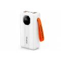 Power Bank Aroimac VP318 30000 mAh White • Внешний аккумулятор Aroimac VP318 Super Slim с быстрой зарядкой 22,5W, LED дисплеем, 4 USB выходами и встроенными кабелями