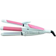 Утюжок для волос Gemei GM-1960 Плойка 2 в 1 Выпрямитель и Гофре