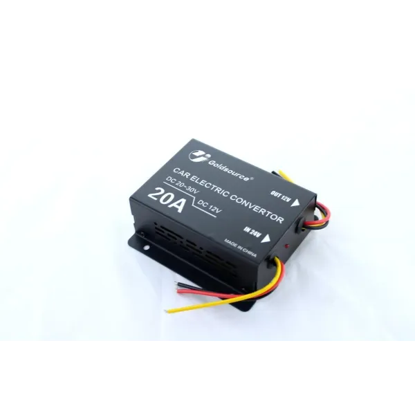 Преобразователь DC/DC 24v-12v 20A преобразователь электричества, инвертор напряжения Преобразователь