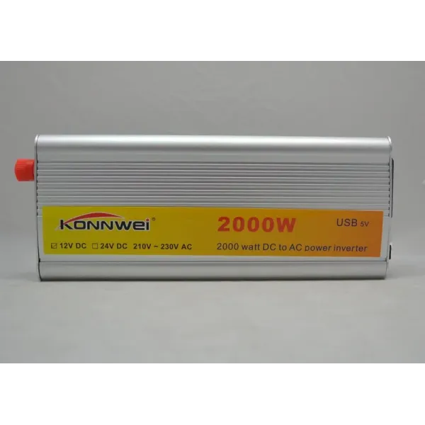 Преобразователь напряжения Konnwei 2000W 12DC преобразователь электричества, инвертор напряжения