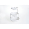 Миска трехуровневая для вечеринок Twist Fold 3 Tiered Bowl | миска для снеков PR4