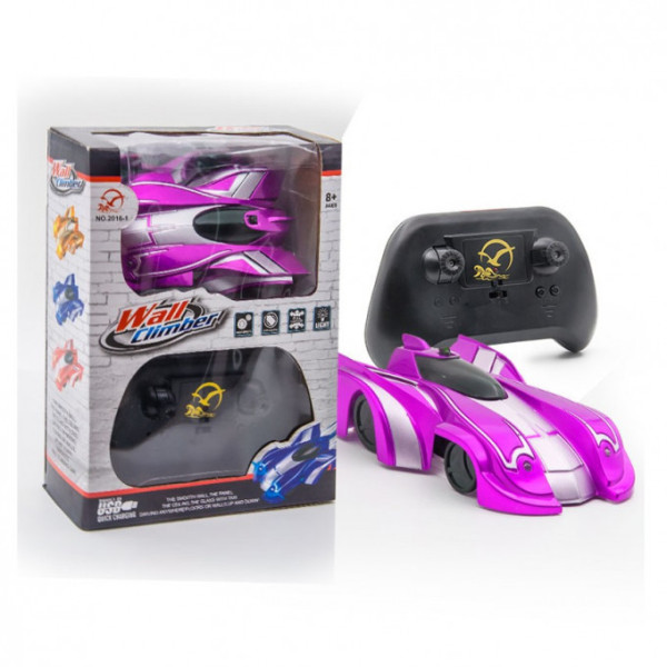 Антигравитационная машинка на радиоуправлении Wall Climber Розовый CG01 PR3