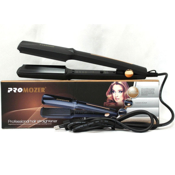 Утюжок-гофре из алюминия с керамическим покрытием | Объем у корней | Плойка PRO MOZER MZ-7082A CG24 PR3