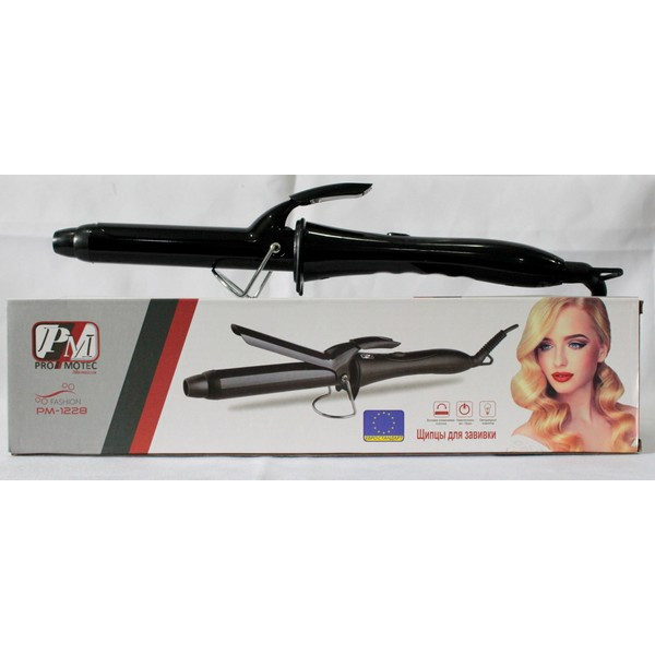 Плойка щипцы для завивки волос | Накрутка локонов и кудрей Promotec PM-1228 CG24 PR3