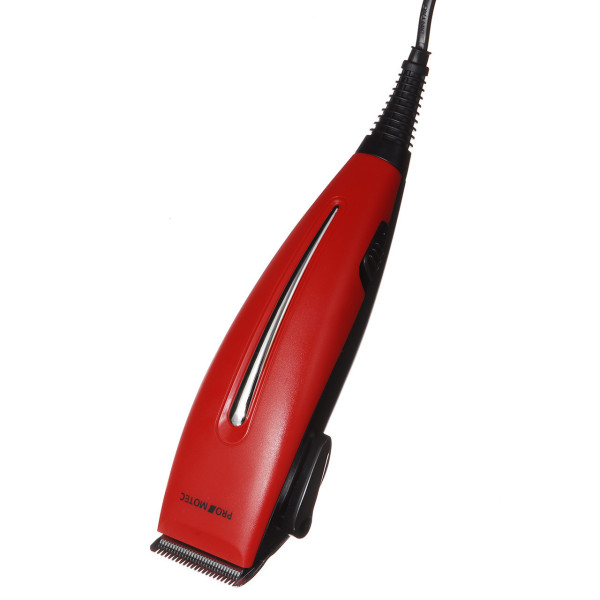 Проводная машинка для стрижки,бесшумным и мощным анкерным вибродвигателем.С насадками Promotec PM 356CG21 PR3