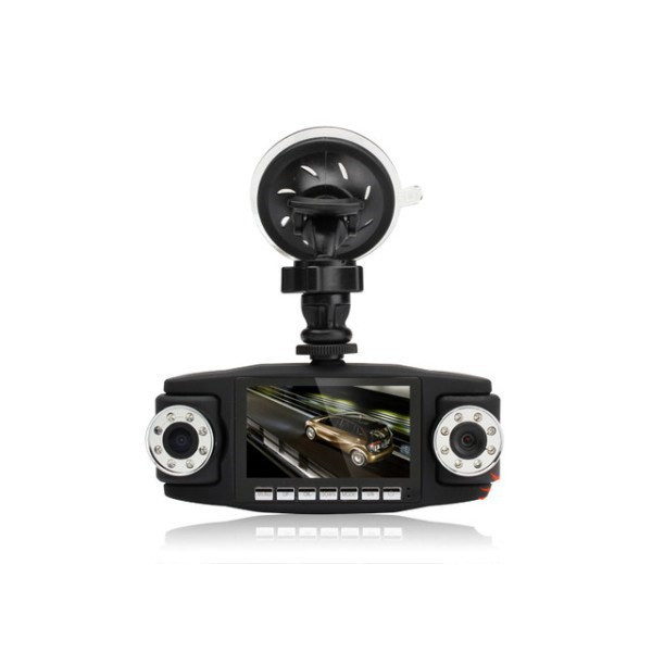 Автомобильный видеорегистратор Double 3 в 1 2 камеры + GPS | авторегистратор | регистратор авто PR5