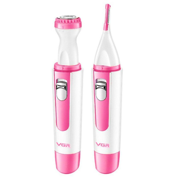 Универсальный женский триммер для гигиенического удаления нежелательных волос на лице.VGR V-701 CG21 PR2