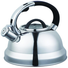 Чайник со свистком из нержавеющей стали Benson BN-708 3 л | Нейлоновая ручка | Индукция PR4
