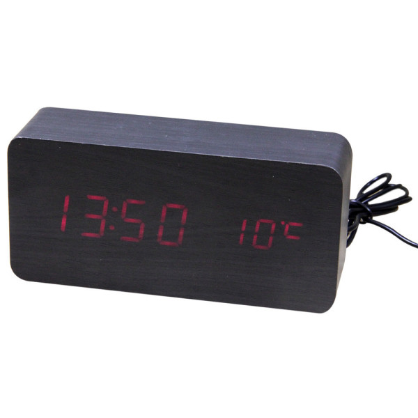 Электронные настольные часы под дерево 1299 CG10 PR3