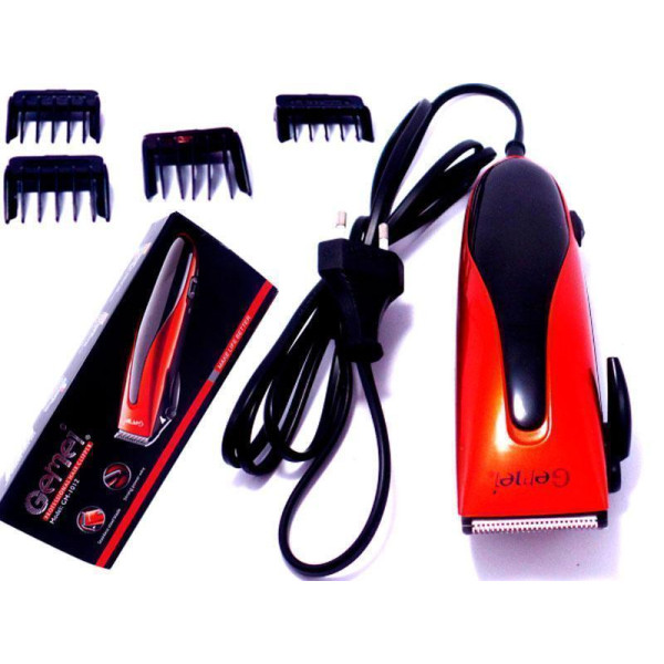 Професcиональная проводная машинка Gemei GM-1012 для стрижки волос, с насадками