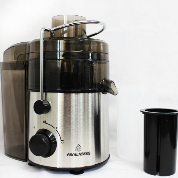 Электрическая соковыжималка Juicer CB 3402, Crownberg. Соковыжималка из нержавеющей стали Juicer CB 3402 PR5