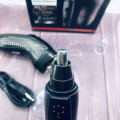 Электробритва Gemei GM 7113, 2 в 1 триммер для носа и ушей CG21 PR3