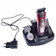 Универсальная машинка Gemei GM-592 с 4 сменными насадками для стрижки волос, подравнивания бороды и бакенбард, триммером для носа и ушей
