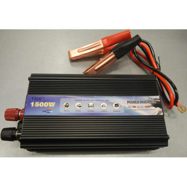 Преобразователь 12V-220V 1500W преобразователь электричества, инвертор Преобразователь постоянного тока PR5