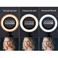 Кольцевая LED лампа 39 см A390 с пультом | Светодиодная селфи лампа | Селфи кольцо без штатива