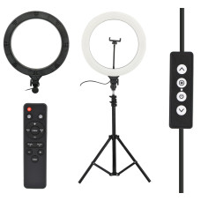 Кольцевая LED лампа 39 см A390 с пультом | Светодиодная селфи лампа | Селфи кольцо без штатива