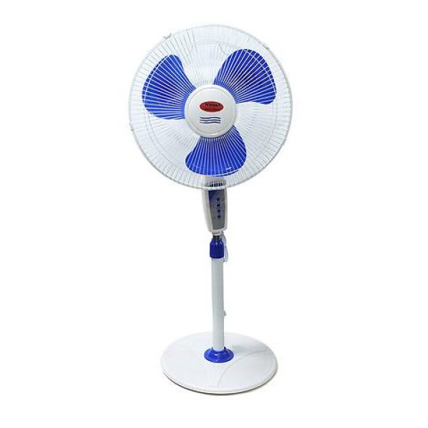 Вентилятор Wimpex 1604R напольный бытовой для дома с пультом ДУ ∙ Регулировка высоты ∙ Автоповорот ∙ Таймер ∙ 3 скорости