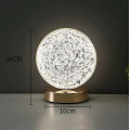 Настольная лампа Луна с кристаллами Creatice Table Lamp · Светодиодный круглый светильник - ночник