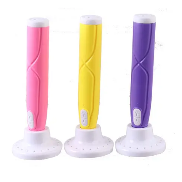 Детская 3D Ручка K9919 для рисования и создания объемных моделей, трафареты и пластик в наборе