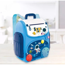 Детский рюкзак – сейф с кодовым замком, купюроприемником и отпечатком пальца