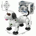 Собака - робот 777-602 Интерактивная игрушка Домашний питомец на радиоуправлении ∙ Пульт на руку в виде часов ∙ Подсветка ∙ Голосовое и сенсорное управление