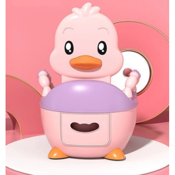 Портативный складной горшок Утенок с мягким сиденьем · Детский туалет Baby Legend