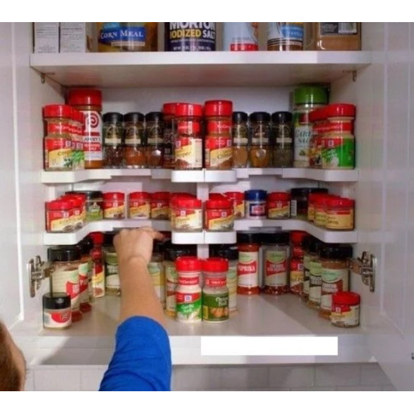 Полка-органайзер для специй Spicy Shelf | Многофункциональный органайзер-полка для специй и банок PR3
