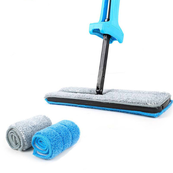 Самоотжимающаяся швабра Switch N Clean ∙ Двустороння швабра с отжимом, 2 насадки микрофибра на липучках