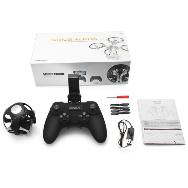 Складной квадрокоптер Sirius Alpha 415 с WIFI камерой | Квадрокоптер-трансформер для детей | Летающий дрон PR5