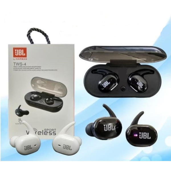 Беспроводные вакуумные наушники JBL TWS-4| Bluetooth гарнитура| Беспроводные вакуумные блютус наушники
